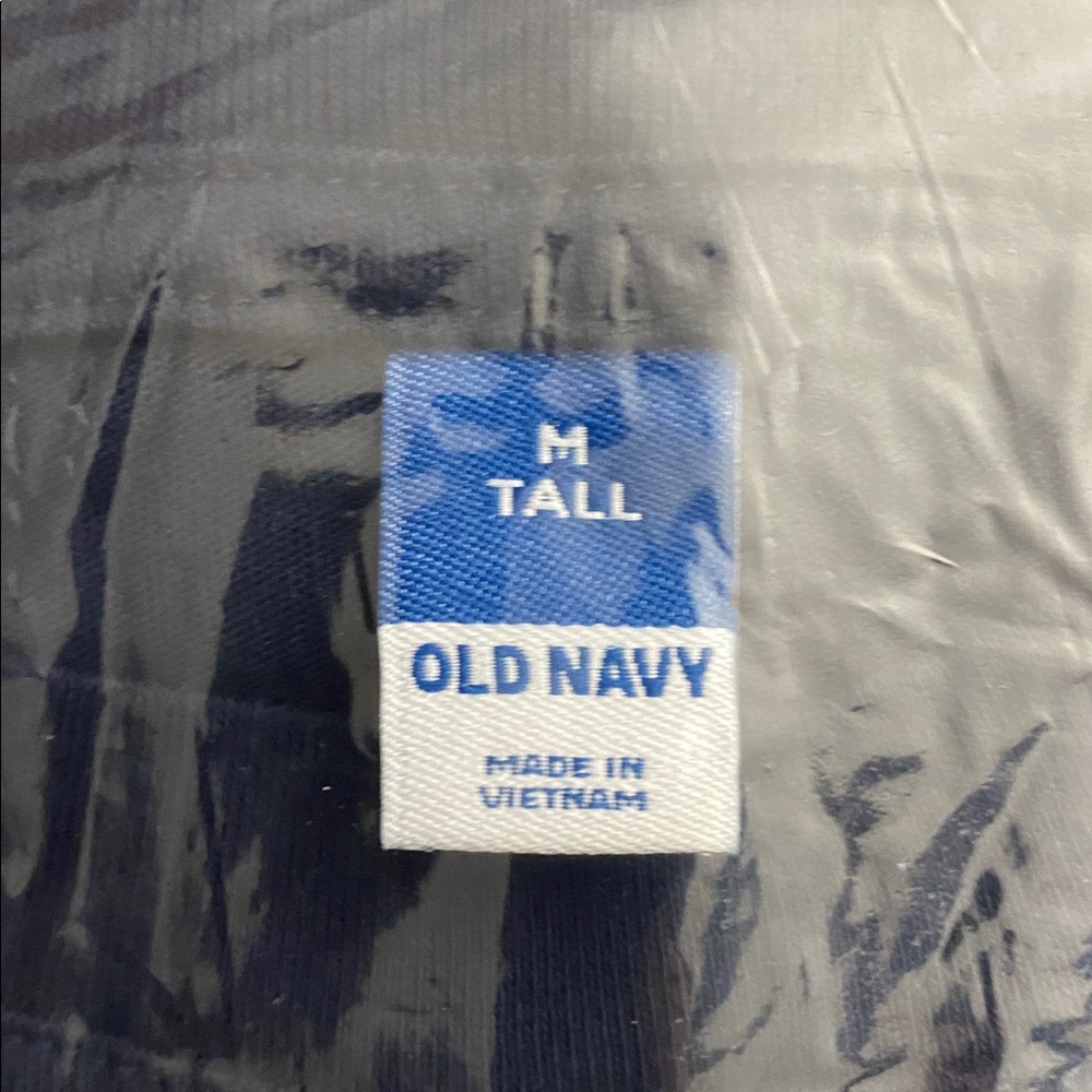 🆕 Old Navy Women's Vintage Crew-Neck Mini T-Shirt Dress Navy Blue M 8-10 Tall - Picture 10 of 14